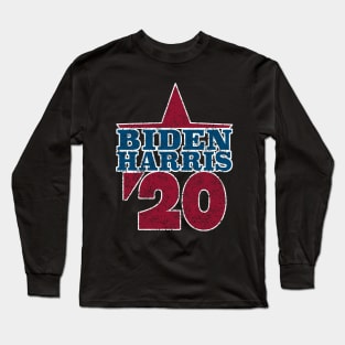 Joe Biden 2020 and Kamala Harris On One Ticket Distressed Long Sleeve T-Shirt